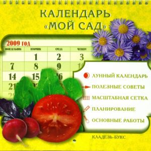 Календарь "Мой сад" 2009