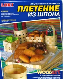 Плетение из шпона объемное (Д012)